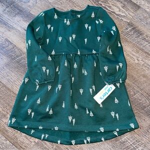 Carter's Green Long Sleeve Dress